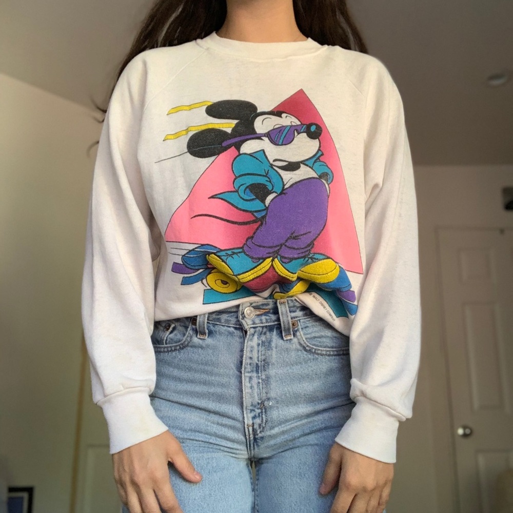 RARE Vintage Mickey Mouse Crew Neck - USA Made
